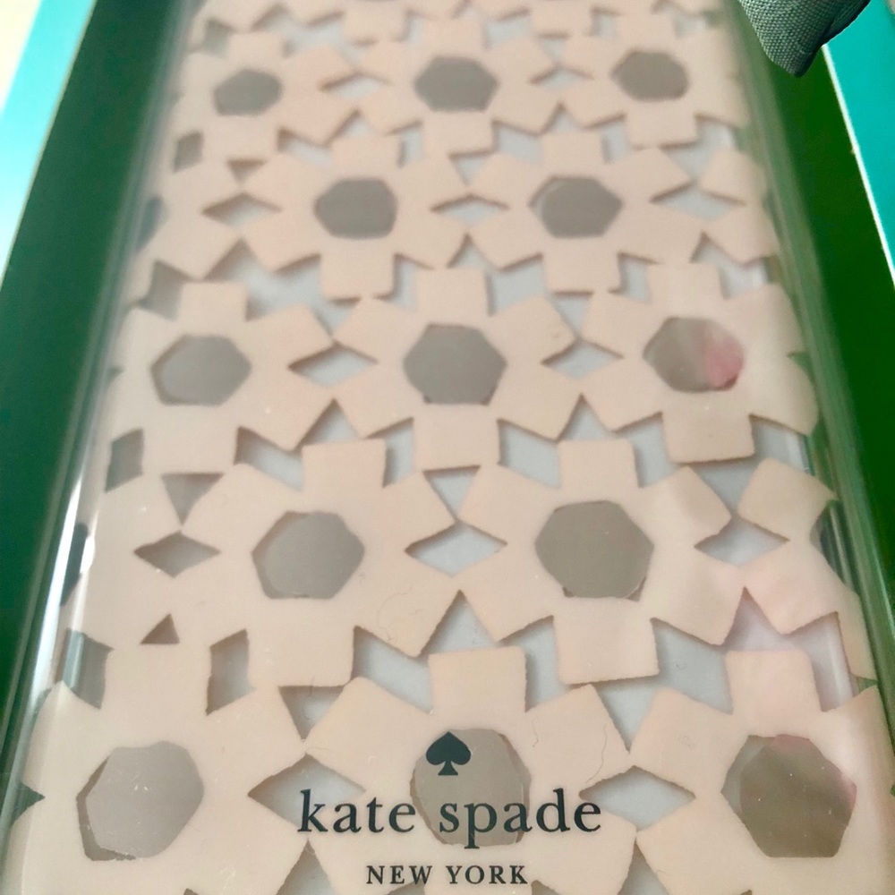 🎀Kate Spade ♠️ Clear Protective Case Pink/Floral - Picture 5 of 6